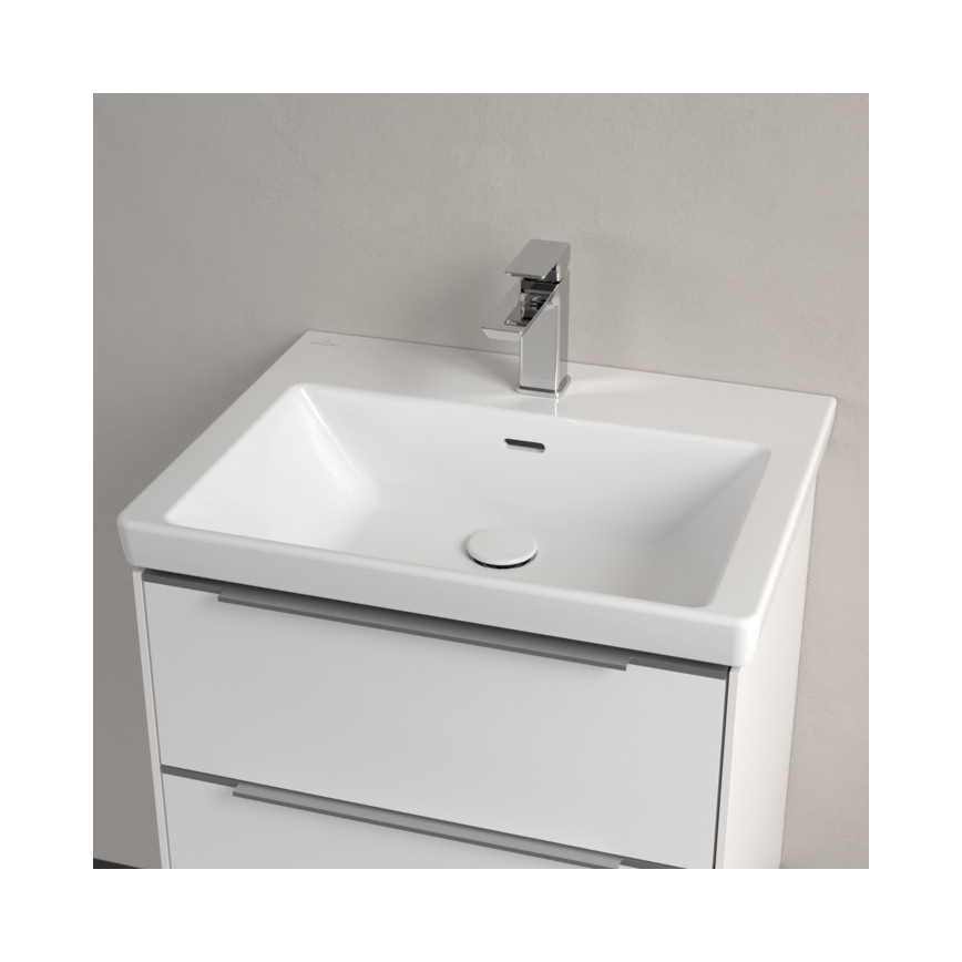 Villeroy & Boch 4A706001 - Viseči umivalnik SUBWAY 3.0 60x47 cm keramika/bela