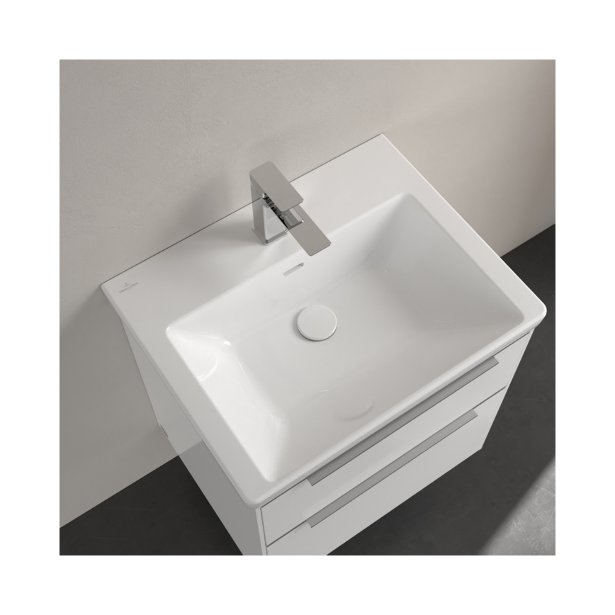 Villeroy & Boch 4A706001 - Viseči umivalnik SUBWAY 3.0 60x47 cm keramika/bela