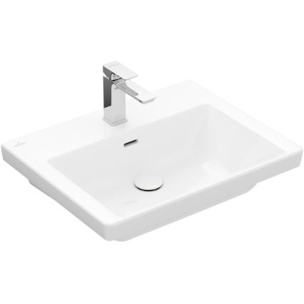 Villeroy & Boch 4A706001 - Viseči umivalnik SUBWAY 3.0 60x47 cm keramika/bela