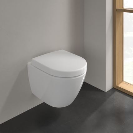 Villeroy & Boch 5606R0R1 - Viseče WC SUBWAY 2.0 keramika/bela