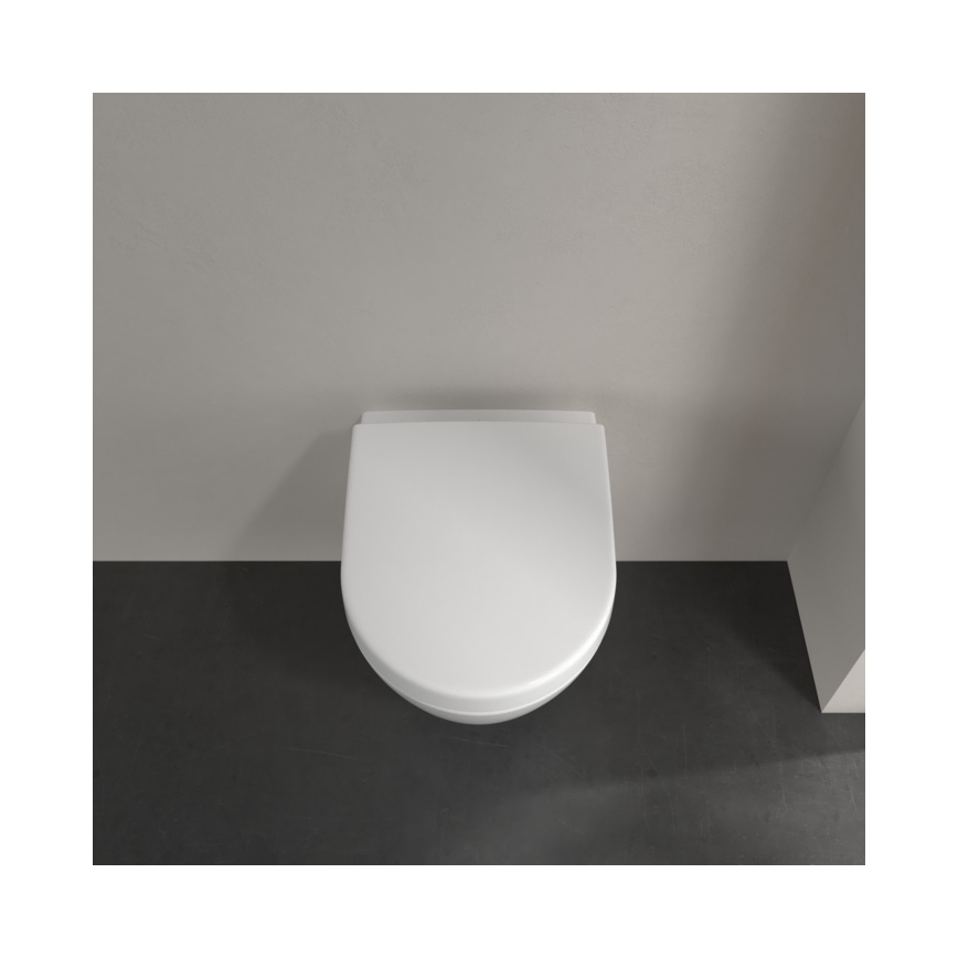 Villeroy & Boch 5606R0R1 - Viseče WC SUBWAY 2.0 keramika/bela