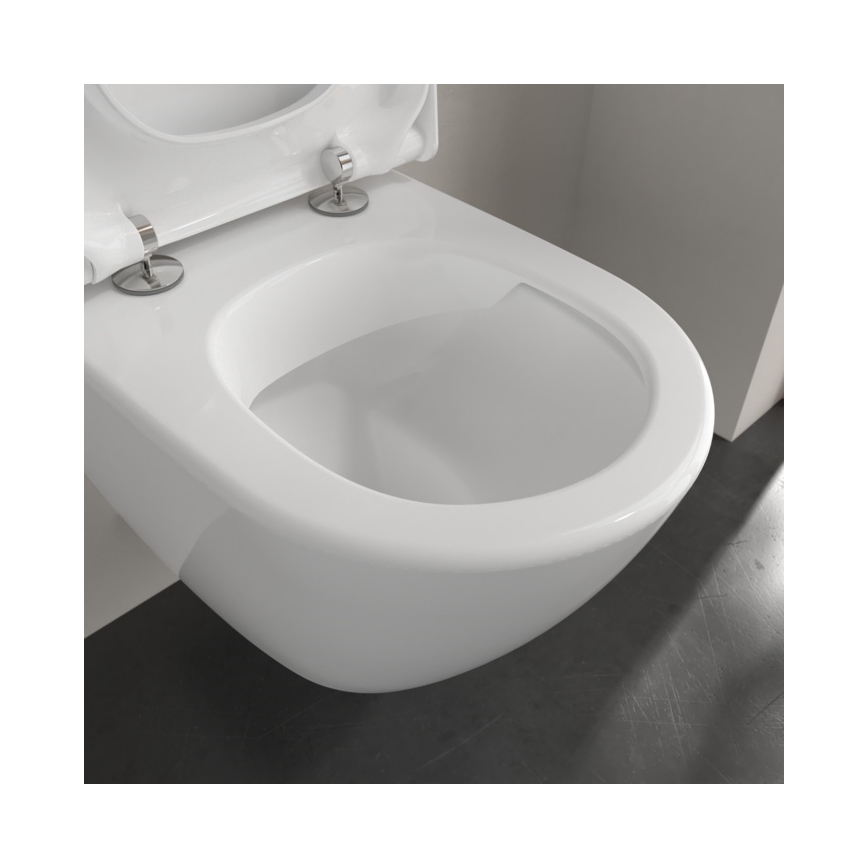 Villeroy & Boch 5606R0R1 - Viseče WC SUBWAY 2.0 keramika/bela