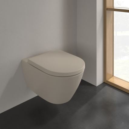 Villeroy & Boch 5614R0AM - Viseča WC školjka SUBWAY 2.0 keramična/bežna