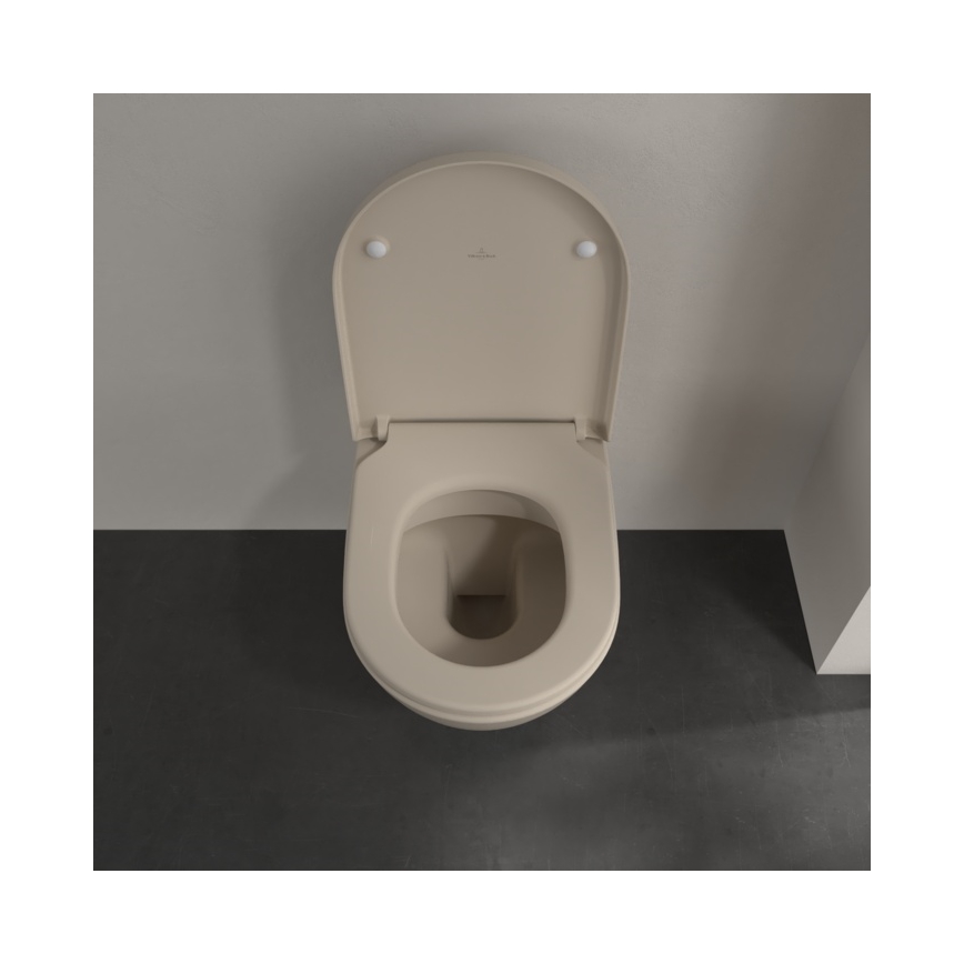 Villeroy & Boch 5614R0AM - Viseča WC školjka SUBWAY 2.0 keramična/bežna