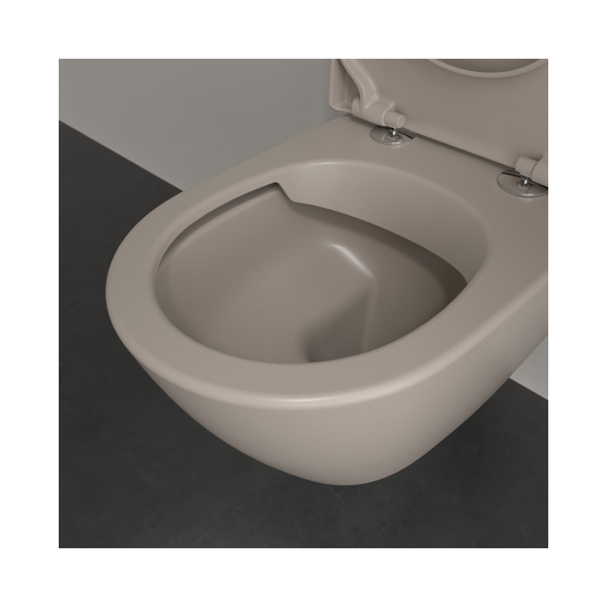 Villeroy & Boch 5614R0AM - Viseča WC školjka SUBWAY 2.0 keramična/bežna