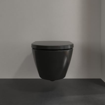 Villeroy & Boch 5614R0R7 - Viseče WC SUBWAY keramika/črna
