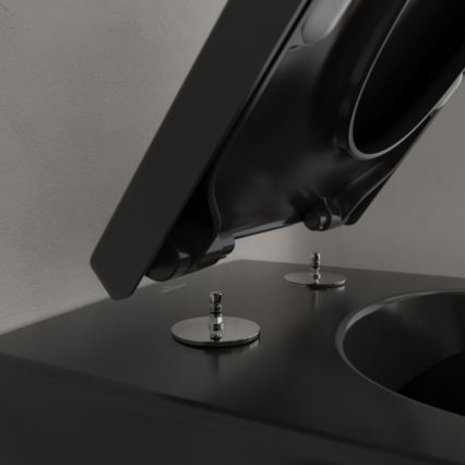 Villeroy & Boch 5614R0R7 - Viseče WC SUBWAY keramika/črna