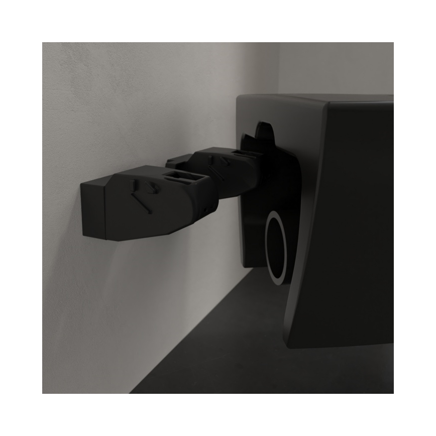 Villeroy & Boch 5614R0R7 - Viseče WC SUBWAY keramika/črna