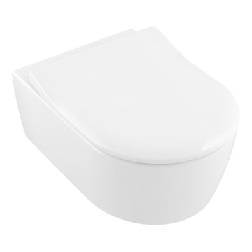 Villeroy & Boch 5656RS01 - viseča WC školjka z WC-sedežem SoftClose AVENTO, keramika/bela