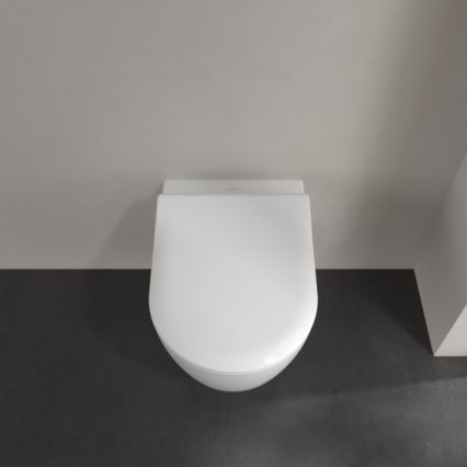Villeroy & Boch 5656RSR1 - Viseča WC školjka s sedežem SoftClose AVENTO, keramika/bela