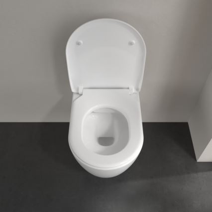 Villeroy & Boch 5656RSR1 - Viseča WC školjka s sedežem SoftClose AVENTO, keramika/bela