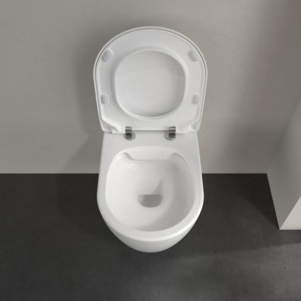 Villeroy & Boch 5656RSR1 - Viseča WC školjka s sedežem SoftClose AVENTO, keramika/bela
