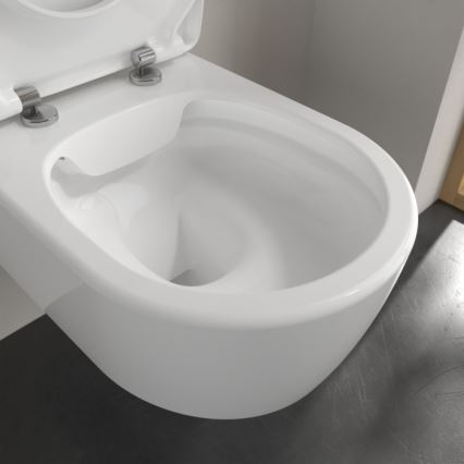 Villeroy & Boch 5656RSR1 - Viseča WC školjka s sedežem SoftClose AVENTO, keramika/bela