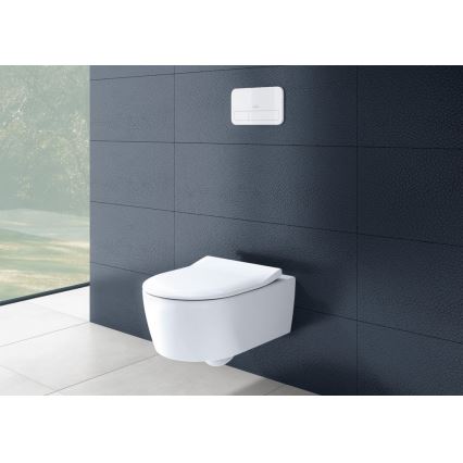 Villeroy & Boch 5656RSR1 - Viseča WC školjka s sedežem SoftClose AVENTO, keramika/bela