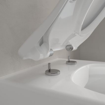 Villeroy & Boch 5656RSR1 - Viseča WC školjka s sedežem SoftClose AVENTO, keramika/bela