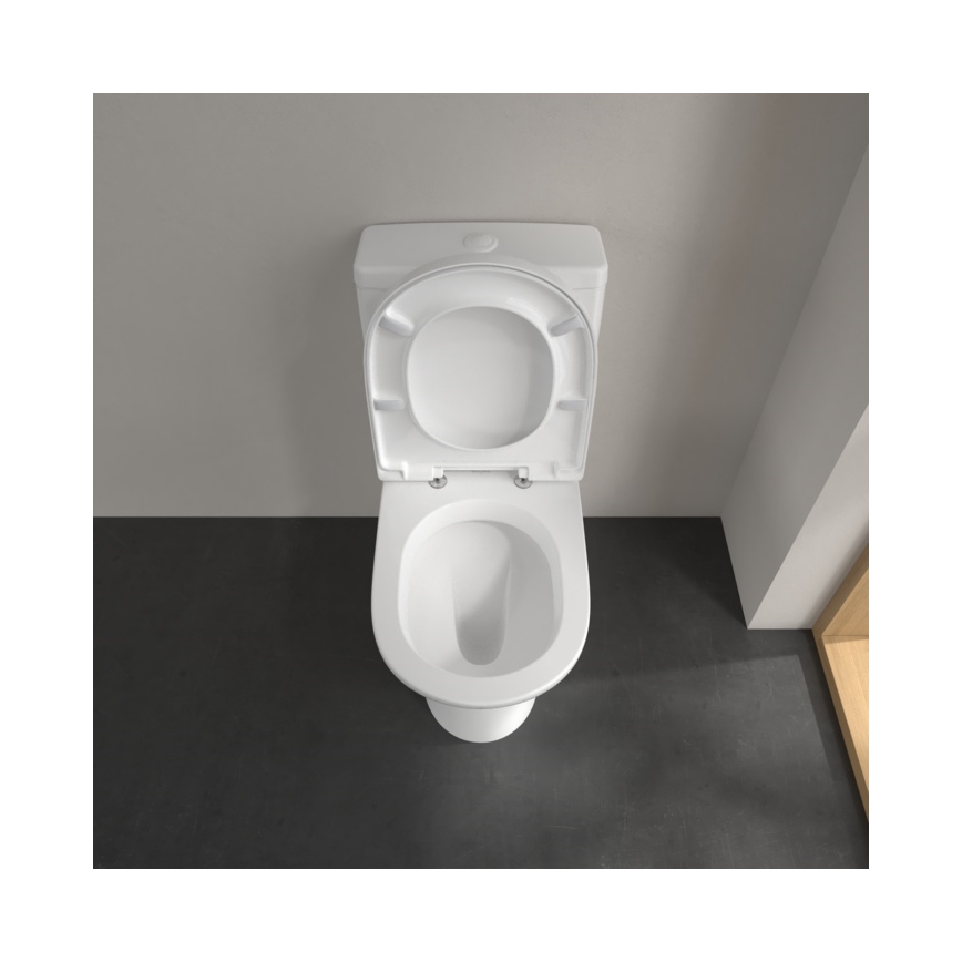 Villeroy & Boch 56581001 - kombinirana WC školjka O.NOVO keramika/bela