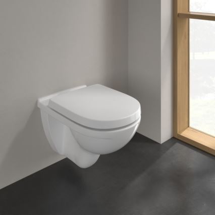 Villeroy & Boch 5660H101 - Viseča WC školjka s sedežem O.NOVO keramika/bela