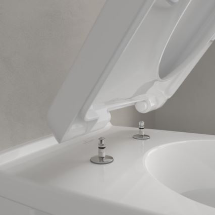 Villeroy & Boch 5660H101 - Viseča WC školjka s sedežem O.NOVO keramika/bela
