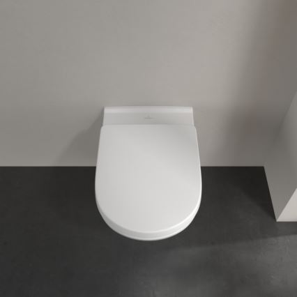 Villeroy & Boch 5660HR01 - Viseča WC školjka O.NOVO s sedežno desko SoftClose, keramika/bela