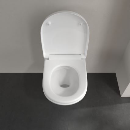 Villeroy & Boch 5660HR01 - Viseča WC školjka O.NOVO s sedežno desko SoftClose, keramika/bela