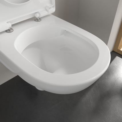 Villeroy & Boch 5660HR01 - Viseča WC školjka O.NOVO s sedežno desko SoftClose, keramika/bela