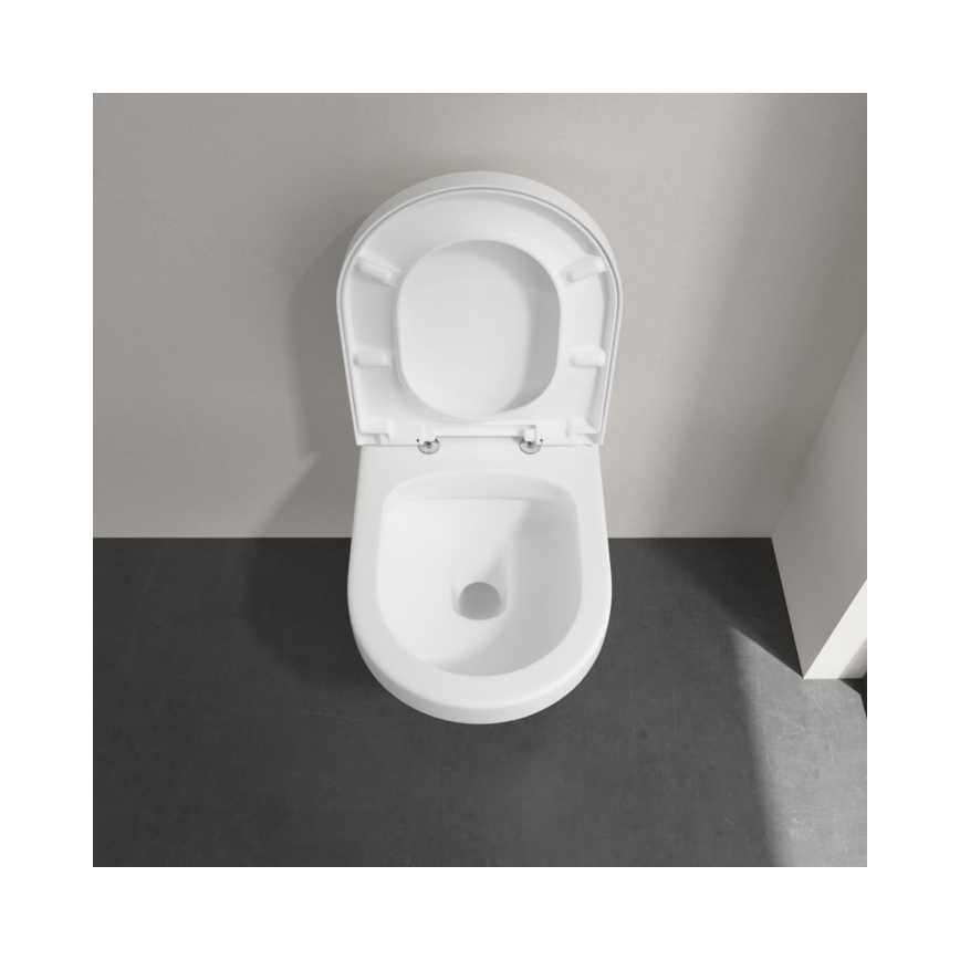 Villeroy & Boch 5684HR01 - Viseča WC školjka s WC sedežem SoftClose ARCHITECTURA keramika/bela