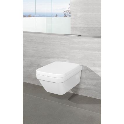 Villeroy & Boch 5685HR01 - Viseče WC s sedežem SoftClose ARCHITECTURA keramika/bela