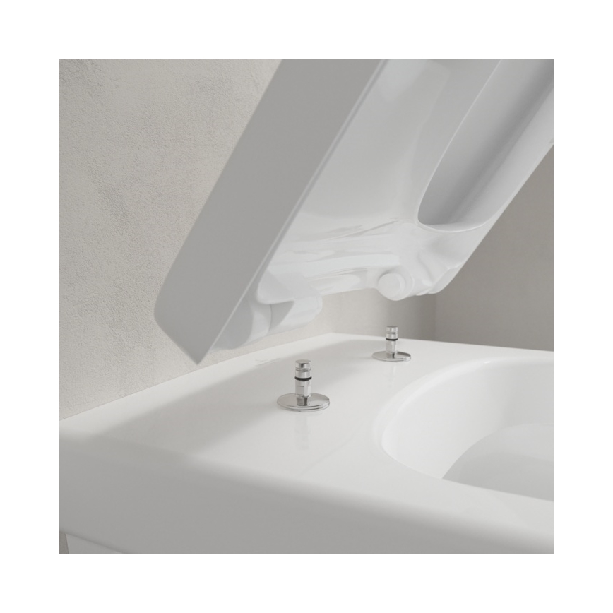 Villeroy & Boch 5685HR01 - Viseče WC s sedežem SoftClose ARCHITECTURA keramika/bela