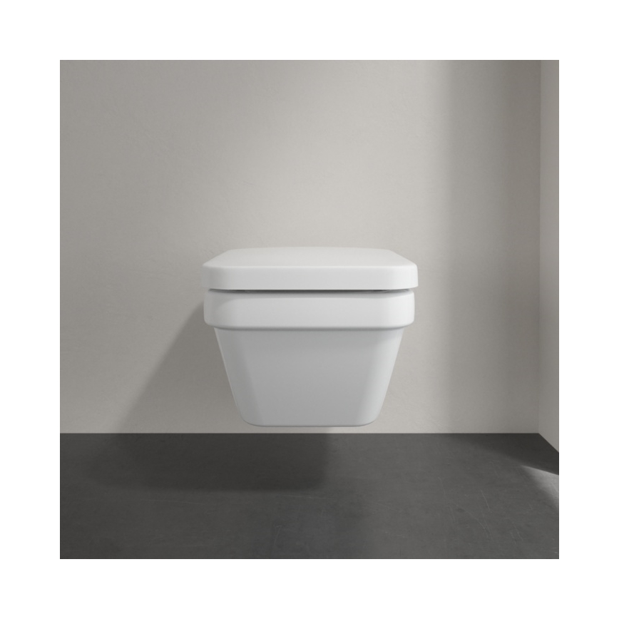 Villeroy & Boch 5685HR01 - Viseče WC s sedežem SoftClose ARCHITECTURA keramika/bela