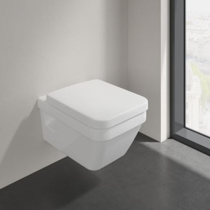 Villeroy & Boch 5685HR01 - Viseče WC s sedežem SoftClose ARCHITECTURA keramika/bela