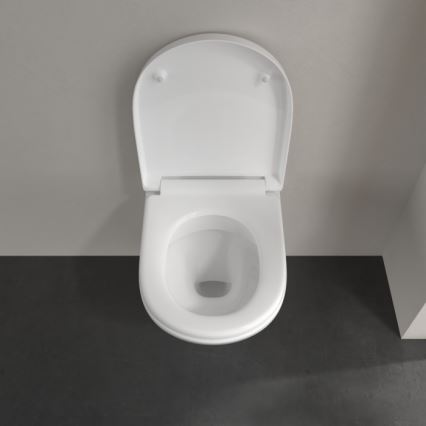 Villeroy & Boch 5688HR01 - Viseča WC školjka O.NOVO s sedežno desko SoftClose, keramika/bela