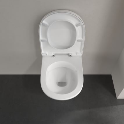 Villeroy & Boch 5688HR01 - Viseča WC školjka O.NOVO s sedežno desko SoftClose, keramika/bela