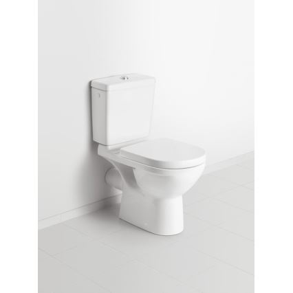 Villeroy & Boch 5760G101 - splakovalna kombinirana WC cisterna O.NOVO, zadnji/bočni priklop, bela