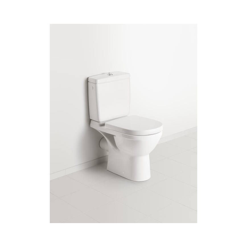 Villeroy & Boch 5788S101 - Kombinirana splakovalna WC cisterna O.NOVO, zadnji/bočni priključek, bela