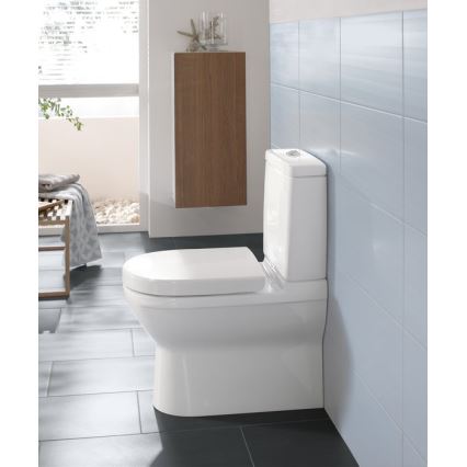 Villeroy & Boch 5788S101 - Kombinirana splakovalna WC cisterna O.NOVO, zadnji/bočni priključek, bela
