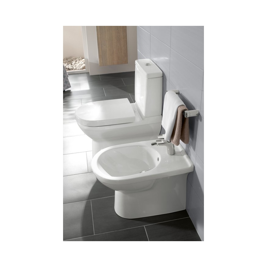 Villeroy & Boch 5788S101 - Kombinirana splakovalna WC cisterna O.NOVO, zadnji/bočni priključek, bela