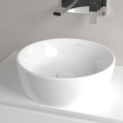 Villeroy & Boch 5A254501 - Umivalnik za na pult ARCHITECTURA Ø 45 cm keramika/bela