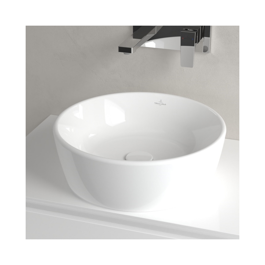 Villeroy & Boch 5A254501 - Umivalnik za na pult ARCHITECTURA Ø 45 cm keramika/bela