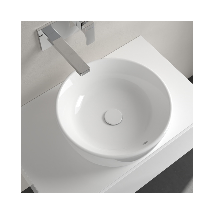 Villeroy & Boch 5A254501 - Umivalnik za na pult ARCHITECTURA Ø 45 cm keramika/bela