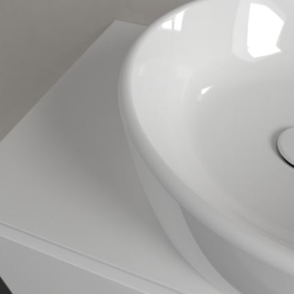 Villeroy & Boch 5A254501 - Umivalnik za na pult ARCHITECTURA Ø 45 cm keramika/bela