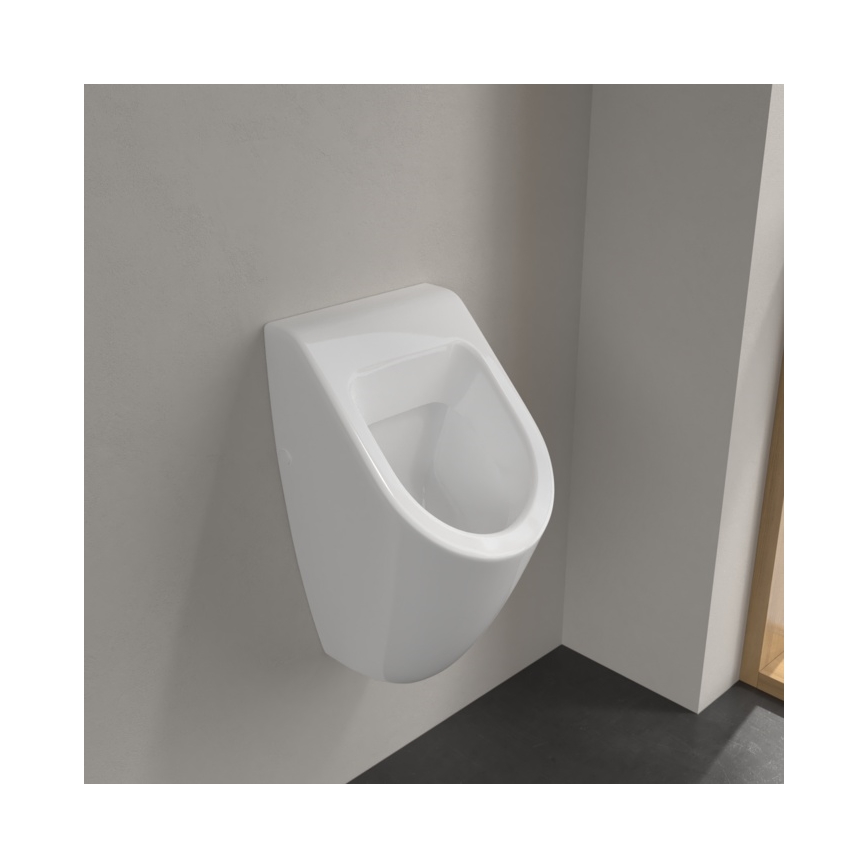 Villeroy & Boch 75130001 - Pisuar SUBWAY zadnji odtok keramika/bela