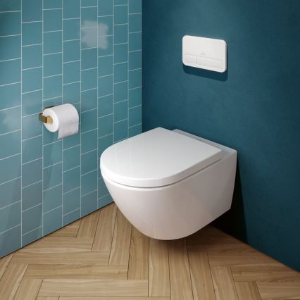 Villeroy & Boch 8M42S1T1 - WC sedež SoftClose SUBWAY 3.0 bel