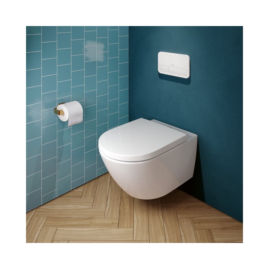 Villeroy & Boch 8M42S1T1 - WC sedež SoftClose SUBWAY 3.0 bel