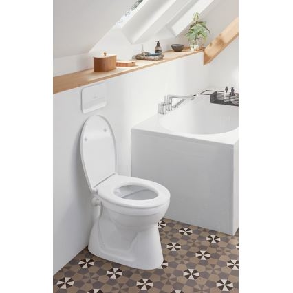 Villeroy & Boch 8M43S101 - Toaletna deska O.NOVO s mehkim zapiranjem (SoftClose), bela