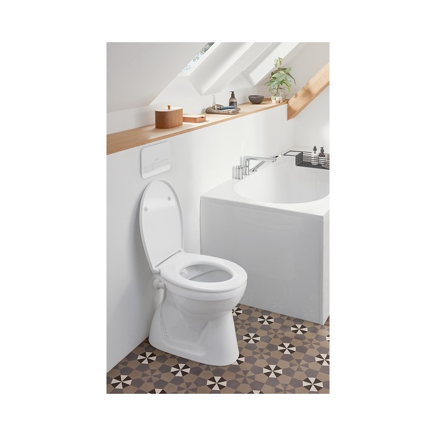 Villeroy & Boch 8M43S101 - Toaletna deska O.NOVO s mehkim zapiranjem (SoftClose), bela