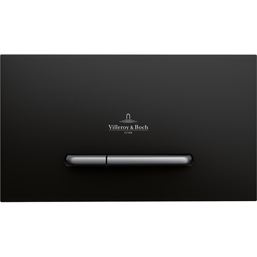 Villeroy & Boch 922169AN - Tipka za splakovanje VICONNECT mat črna/mat krom