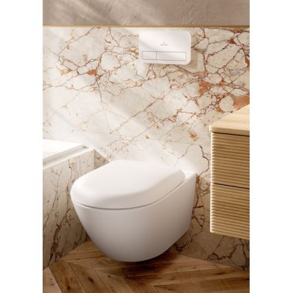 Villeroy & Boch 922400RE - Gumb za splakovanje VICONNECT sijajno bela