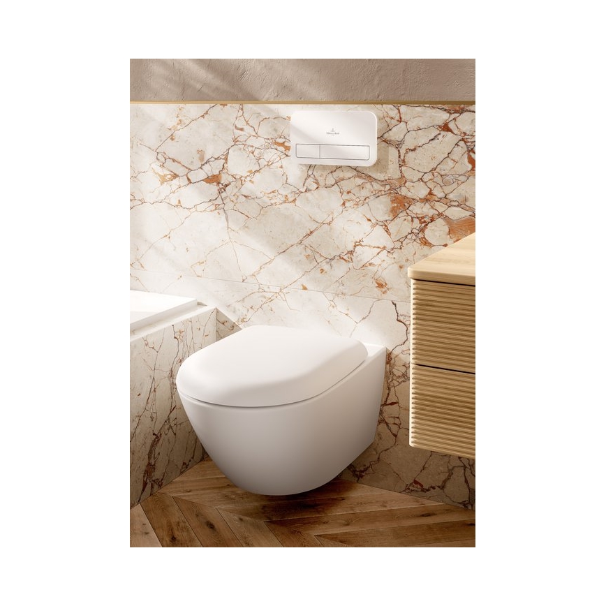 Villeroy & Boch 922400RE - Gumb za splakovanje VICONNECT sijajno bela