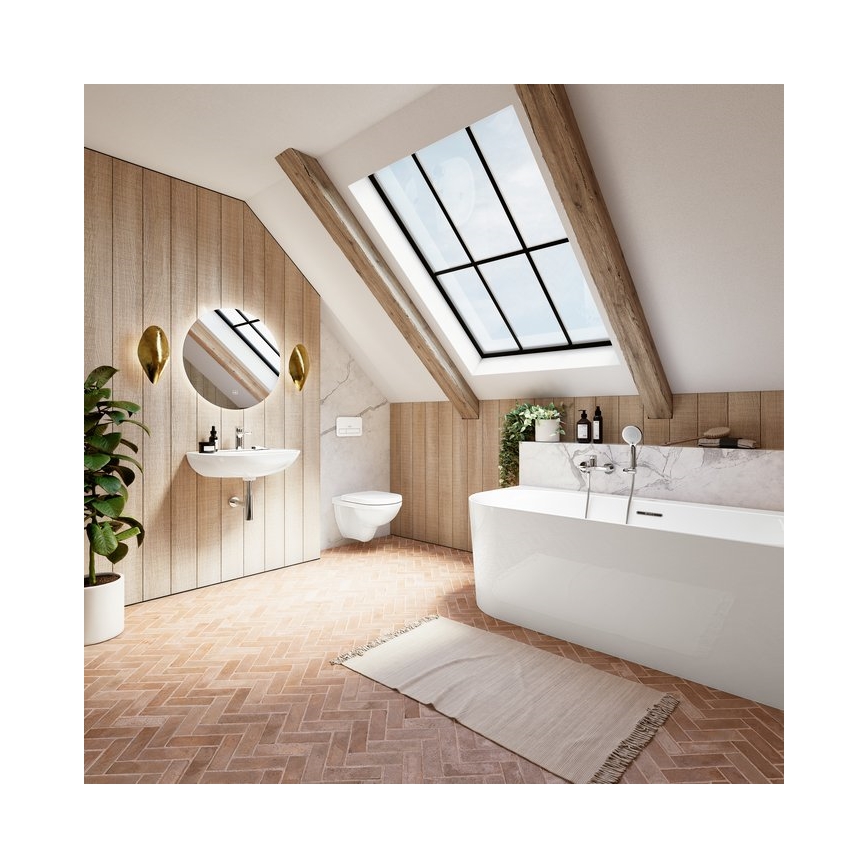 Villeroy & Boch 922400RE - Gumb za splakovanje VICONNECT sijajno bela