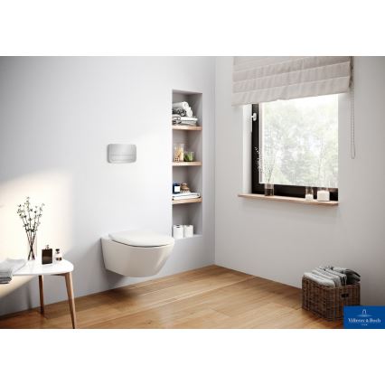 Villeroy & Boch 92249061 - Gumb za splakovanje VICONNECT, sijajni krom